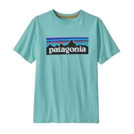 T-Shirt Patagonia Kids Regenerative Organic Certified Cotton P-6 Logo T-Shirt Skiff Blue-L