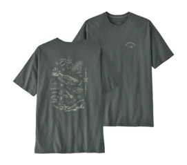 T-shirt Patagonia Homme Action Angler Responsibili-Tee Nouveau Green-L