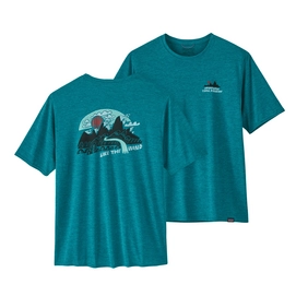 T-Shirt Patagonia Capilene Cool Daily Graphic Shirt Lands Men Belay Blue X-Dye