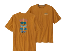 T-Shirt Patagonia Homme Fitz Roy Wild Responsibili-Tee Dried Mango-L