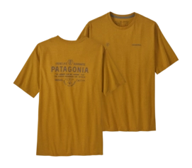 T-Shirt Patagonia Homme Forge Mark Responsibili-Tee Cosmic Gold-M