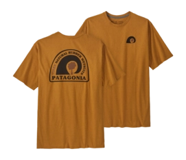 T-Shirt Patagonia Men Rubber Tree Mark Responsibili-Tee Dried Mango