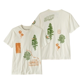 T-Shirt Patagonia Pyrophyten Bio-T-Shirt Unisex Birch White