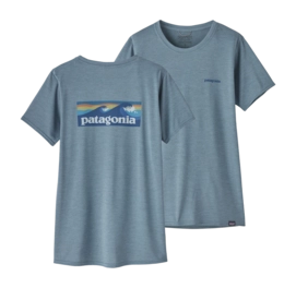 T-Shirt Patagonia Femme Capilene Cool Daily Graphic Shirt Waters Light Plume Grey X-Dye-XL