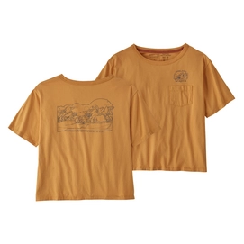 T-Shirt Patagonia Women's Lost And Found Organic Easy Cut Pocket Tee Dried Mango