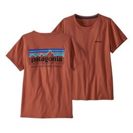 T-shirt Patagonia Femme P-6 Mission Organic T-Shirt Burl Red