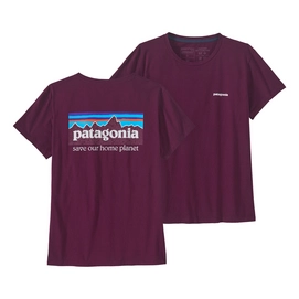 T-Shirt Patagonia P-6 Mission Organic T-Shirt Damen Night Plum