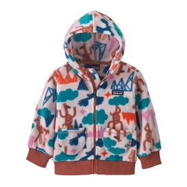 Gilet Patagonia Bébé Synchilla Cardigan Peaceful Pink