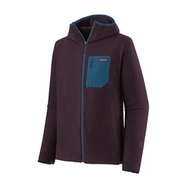 Sweatjacke Patagonia R1 Air Full-Zip Hoody Men Obsidian Plum