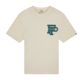 T-shirt Filling Pieces Homme Monogramme Antique White