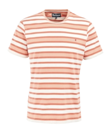 T-Shirt Barbour Crundale Stripe Tee Herren Faded Orange-L