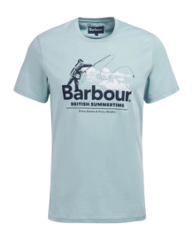 T-Shirt Barbour Cast Tee Herren Blue Chalk
