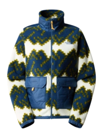 Gilet The North Face Femme Royal Arch Full Zip Jacket Shady Blue Mountain Geo Print