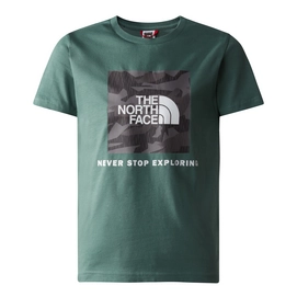 T-Shirt The North Face Boys S/S Redbox Tee Dark Sage Asphalt Grey-XXL