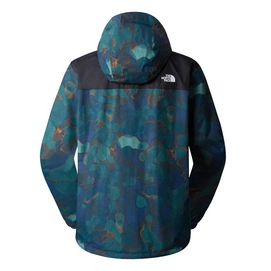 blue camo north face jacket