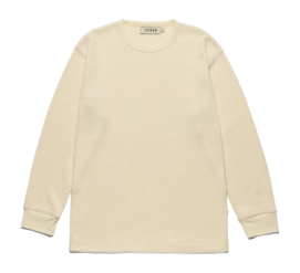Sweater Taikan Men L/S Waffle Knit Cream-S