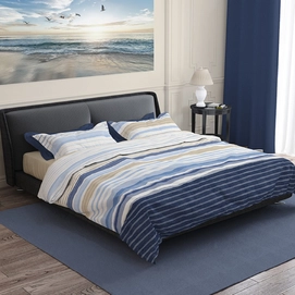 Dekbedovertrek Romanette Donnie Coastal Blue Katoen