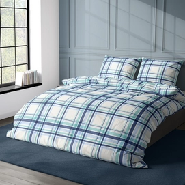 Dekbedovertrek Romanette Flair Coastal Blue Katoen