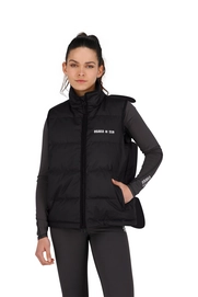 9---13579-Women Padded Gilet-Black-7