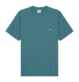 T-Shirt Arte Antwerp Homme Tommy Heart Patch Blue Lagoon-S
