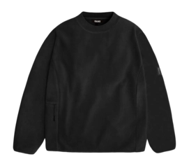 Trui Rains Unisex Fleece Crew Neck T1 Black