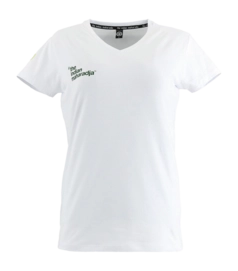 T-shirt de Tennis The Indian Maharadja Women Kadiri Padel White