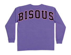 Langarmshirt Bisous College Herren Purple-L