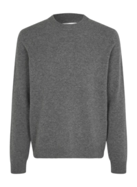 Pullover Samsoe Samsoe Isak Herren Dark Grey Mel.