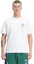 T-Shirt New Balance Hoops Essentials T-Shirt Herren White