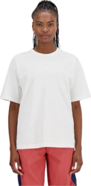 T-Shirt New Balance Athletics Oversized T-Shirt Damen White
