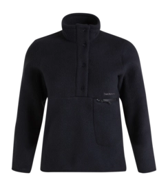 Jumper Peak Performance Women Fleece Snap T-Neck Black 2024
