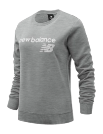 Pullover New Balance Classic Core Fleece Crew Damen Athletic Grey
