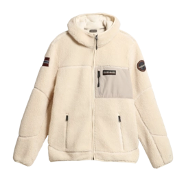 Zip Sweatshirt Napapijri Men Yupik Full Zip Hoody 3 Whitecap Gray