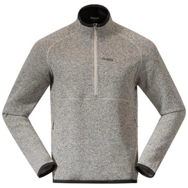 Pullover Bergans Kamphaug Knitted Half Zip Herren Chalk Sand