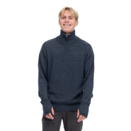 Trui Bergans Men Ulriken Light Merino Jumper Orion Blue
