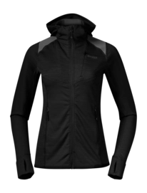 Vest Bergans Women Rabot Active Mid Hood Black