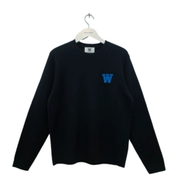 Pullover Wood Wood Tay AA Badge Unisex Black