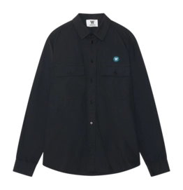 Chemise Wood Wood Homme Carson Ripstop Black-L