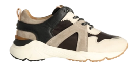 Baskets Fred de la Bretoniere Femme Bowi Low Black/Sand