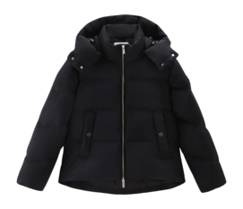 Jacket Woolrich Women Alsea Short Down Puffer Jacket Black-L