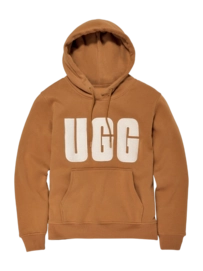 Hoodie UGG Women Rey Uggfluff Logo Chestnut/Plaster-L