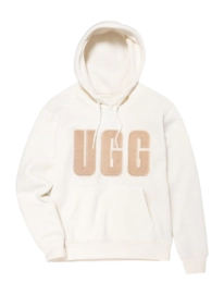 Hoodie UGG Women Rey Uggfluff Logo Nimbus/Sand-XL