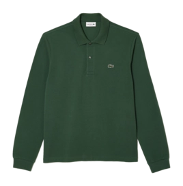 Polo Shirt Lacoste Men L1312 Long Sleeve Classic Fit Sequoia Shirt
