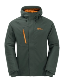 Veste Jack Wolfskin Homme Troposphere Insulated Black Olive