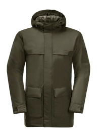 Jacket Jack Wolfskin Men Winter Camp Parka Island Moss