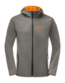 Jacke Jack Wolfskin Bornberg Hoody Herren Smokey Grey