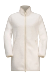 Jacke Jack Wolfskin High Curl Coat Damen Cotton White