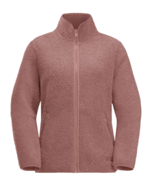 Sweatjacke Jack Wolfskin High Curl Jacket Damen Afterglow