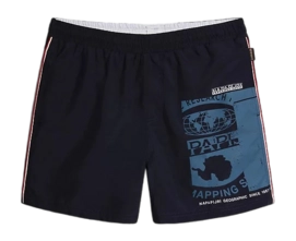 Short de Bain Napapijri Homme V-Galapagos Blu Marine