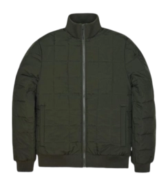 Jas Rains Unisex Liner High Neck Jacket W1T1 Green-XS